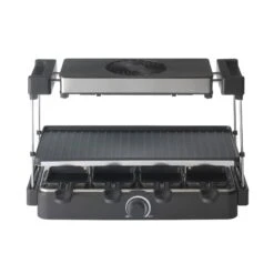 Trebs 15110 - Raclette Für 8 Personen Mit Integriertem Dunstabzug - Große Grillfläche