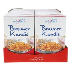 Südzucker Brauner Kandiszucker 500 G, 12er Pack