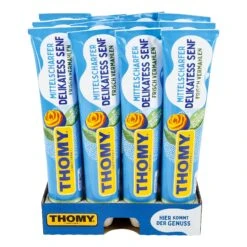 Thomy Delikatess Senf Mittelscharf 200 Ml, 12er Pack
