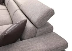 Sofa MCW-H92, Couch Ecksofa L-Form 3-Sitzer, Liegefläche ~ Links, Braun -OUTSUNNY Verkäufe 2213736001 prod 006