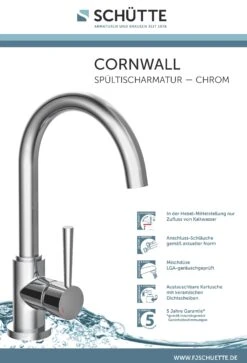 SCHÜTTE Küchenarmatur CORNWALL Mit 360° Grad Schwenkbarem Auslauf Versch. Ausführungen -OUTSUNNY Verkäufe 2217494000 prod 004