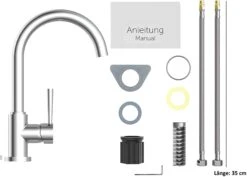 SCHÜTTE Küchenarmatur CORNWALL Mit 360° Grad Schwenkbarem Auslauf Versch. Ausführungen -OUTSUNNY Verkäufe 2217494000 prod 005