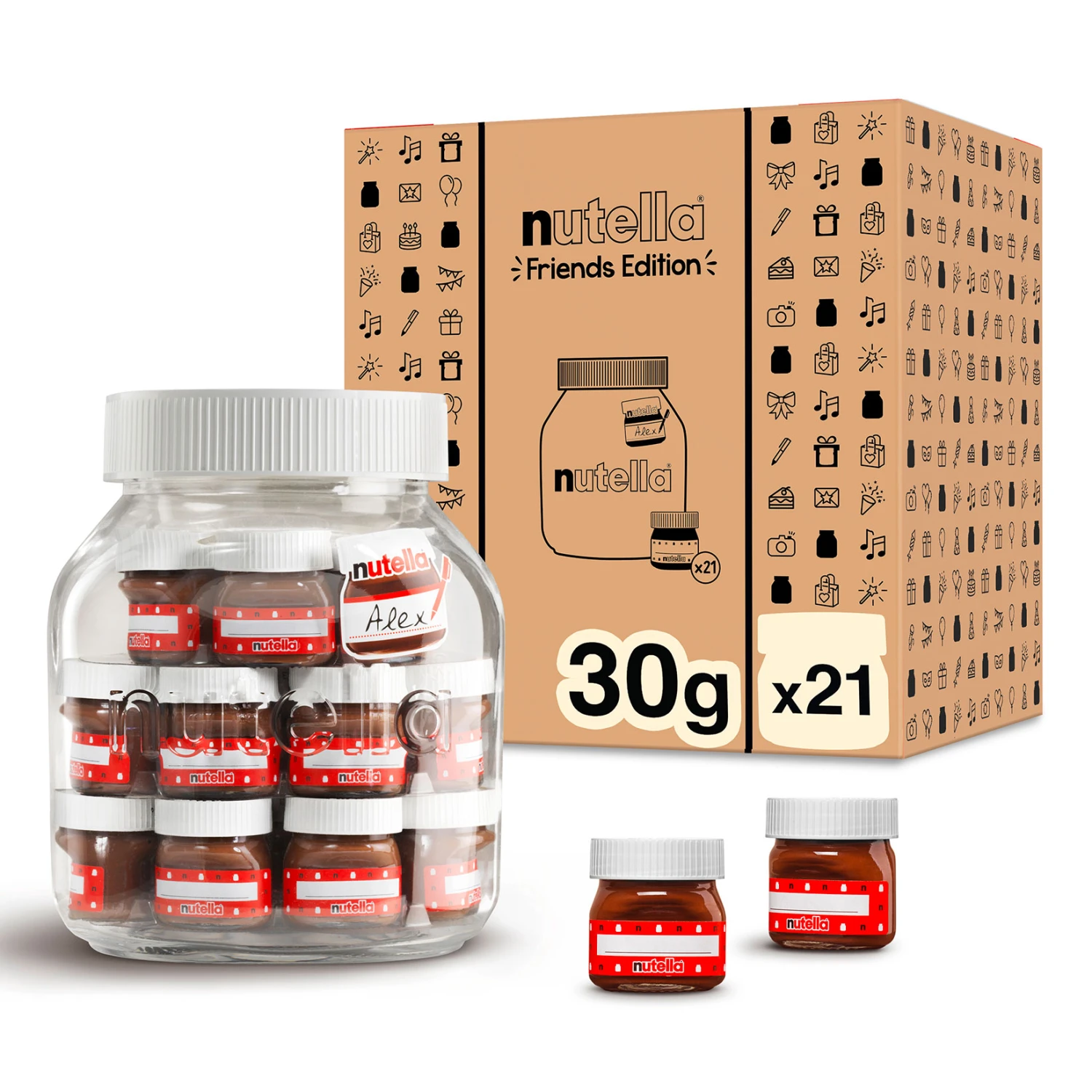 Nutella Friends Edition, 630 G (21 X 30 G) 1 Nutella Friends Edition, 630 G (21 X 30 G)