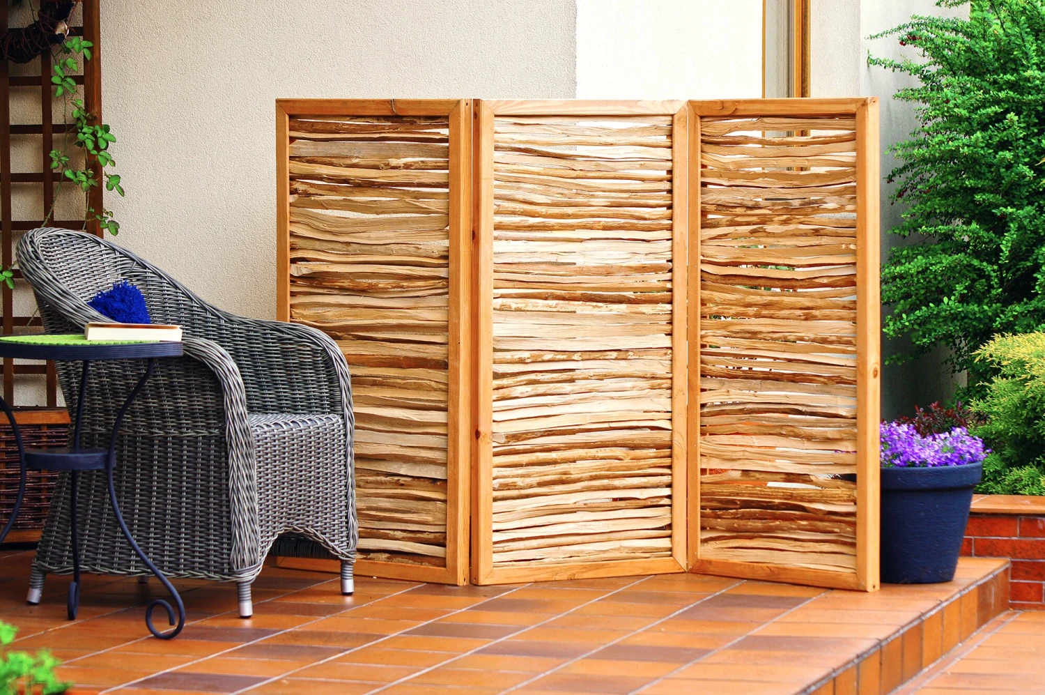 NOOR Haselnuss-Paravent | Versch. Größen 2 NOOR Haselnuss-Paravent | Versch. Größen – Bild 2