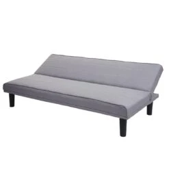 Schlafsofa MCW-J17, Couch Klappsofa Gästebett Bettsofa, Schlaffunktion Stoff/Textil ~ Grau -OUTSUNNY Verkäufe 2226980001 prod 004