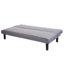 Schlafsofa MCW-J17, Couch Klappsofa Gästebett Bettsofa, Schlaffunktion Stoff/Textil ~ Grau -OUTSUNNY Verkäufe 2226980001 prod 005