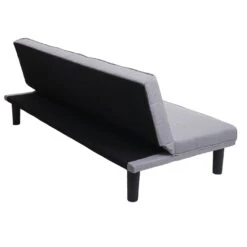 Schlafsofa MCW-J17, Couch Klappsofa Gästebett Bettsofa, Schlaffunktion Stoff/Textil ~ Grau -OUTSUNNY Verkäufe 2226980001 prod 006