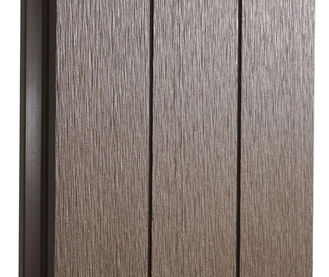 WPC-Sichtschutz Savoie, Zaun Windschutz, Alu-Pfosten Zum Einbetonieren ~ Erweiterungselement Schmal, 95cm Braun 4 WPC-Sichtschutz Savoie, Zaun Windschutz, Alu-Pfosten Zum Einbetonieren ~ Erweiterungselement Schmal, 95cm Braun – Bild 4