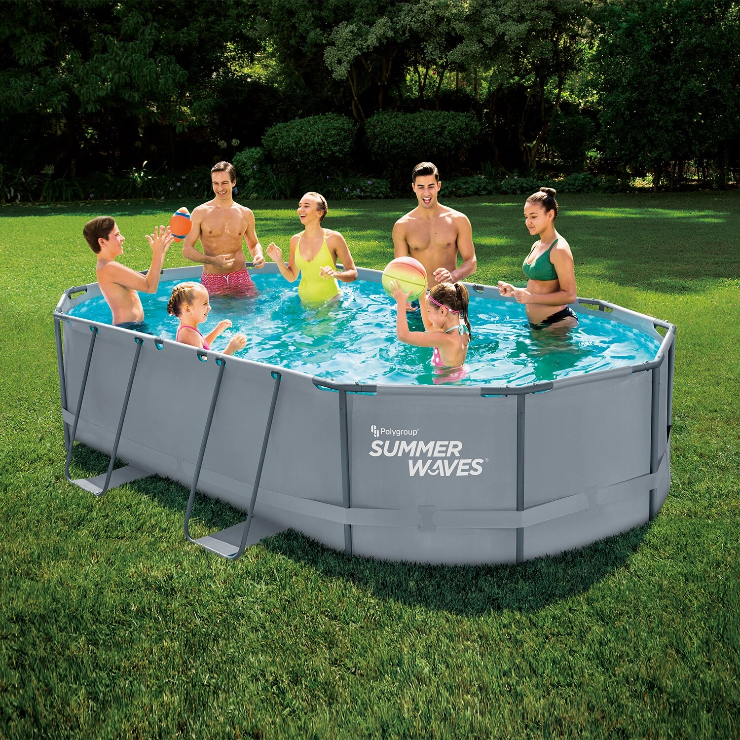 Summer Waves Active Frame 488x305x107 Cm 2 Summer Waves Active Frame 488x305x107 Cm – Bild 2