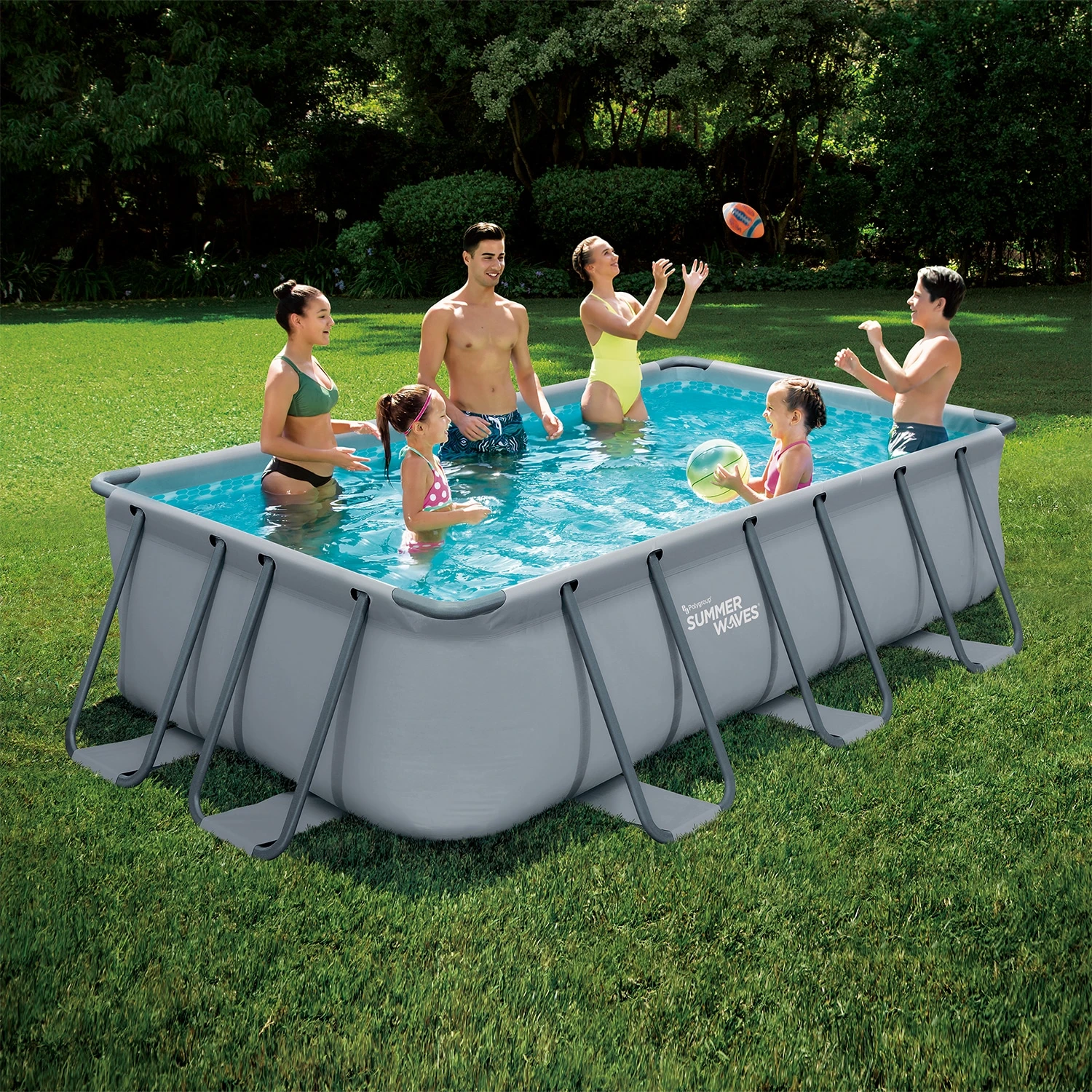 Summer Waves Elite Pool 400x200x100 Cm 2 Summer Waves Elite Pool 400x200x100 Cm – Bild 2