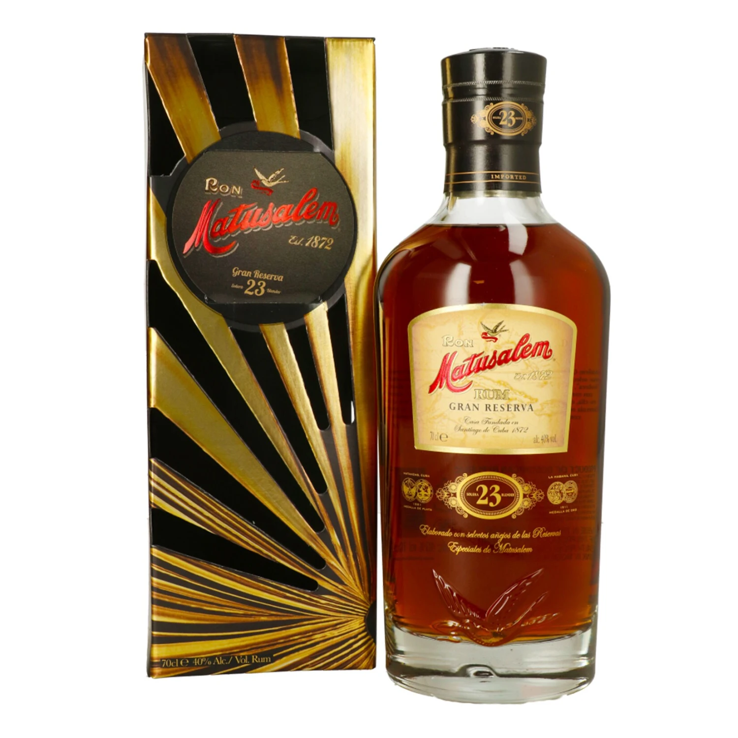 Matusalem 23 Jahre Rum 40,0 % Vol 0,7 Liter 1 Matusalem 23 Jahre Rum 40,0 % Vol 0,7 Liter