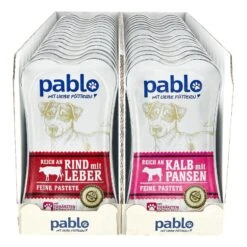 Pablo Hundenahrung Pastete 175 G, Verschiedene Sorten, 30er Pack