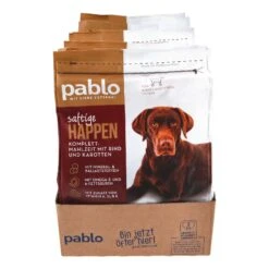 Pablo Hundenahrung Saftige Happen 1,5 Kg, 5er Pack