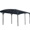 Westmann Aluminium Runddach Carport Bergen Anthrazit Versch. Ausführungen