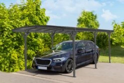 Westmann Aluminium Runddach Carport Bergen Anthrazit Versch. Ausführungen -OUTSUNNY Verkäufe 2284298000 prod 004