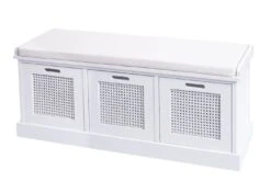 Sitzbank MCW-J49, Polsterbank Garderobenbank, Kissen Aufbewahrungsboxen Staufach 47x110x40cm ~ Weiß, Polster Creme-weiß 9 Sitzbank MCW-J49, Polsterbank Garderobenbank, Kissen Aufbewahrungsboxen Staufach 47x110x40cm ~ Weiß, Polster Creme-weiß -OUTSUNNY Verkäufe 2284969000 prod 004