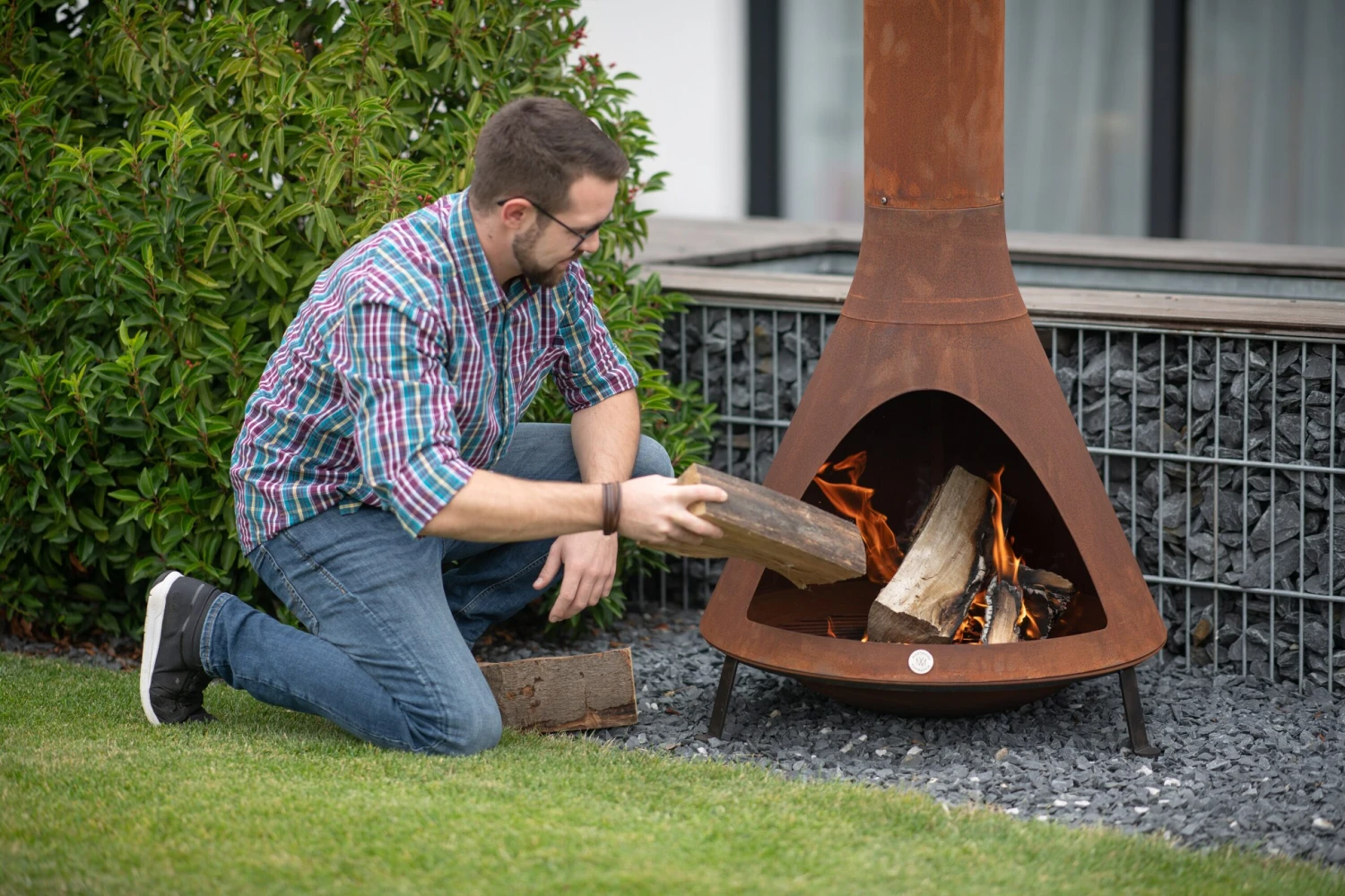 Westmann Feuerstelle Inkl. Rauchablass Rost 3 Westmann Feuerstelle Inkl. Rauchablass Rost – Bild 3
