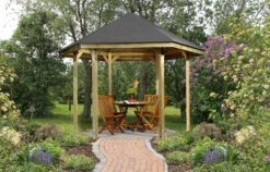 Weka 6-Eck Pavillon 656 -versch. Ausführungen