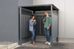 Westmann Fahrrad- Und Raucherunterstand Anthrazit 180x200 Cm -OUTSUNNY Verkäufe 2307387000 prod 005