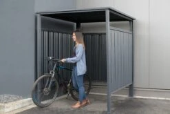 Westmann Fahrrad- Und Raucherunterstand Anthrazit 180x200 Cm -OUTSUNNY Verkäufe 2307387000 prod 006