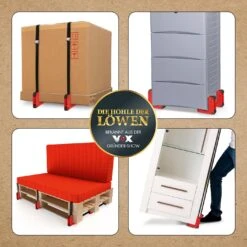 Rollyzberg Transportrollen 2er-Set Inkl. 2 Gurte Versch. Farben -OUTSUNNY Verkäufe 2323501000 prod 004