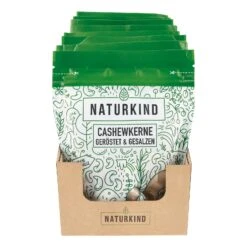 NATURKIND Bio Cashewkerne 125 G, 10er Pack