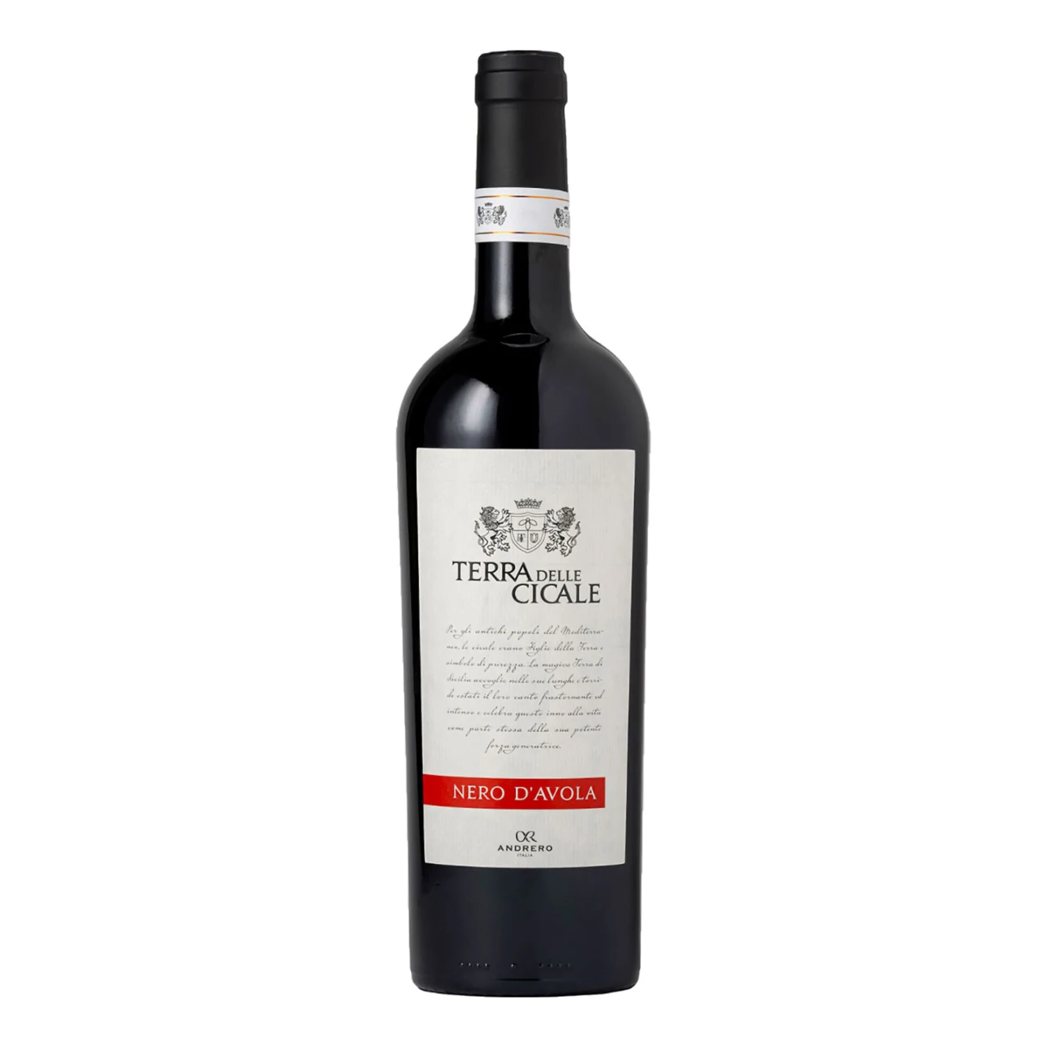 Terra Delle Cicale Nero D'Avola Sicilia DOP 13,5 % Vol 0,75 Liter 1 Terra Delle Cicale Nero D'Avola Sicilia DOP 13,5 % Vol 0,75 Liter