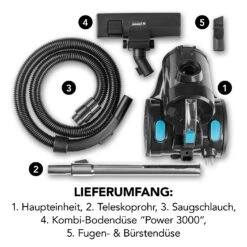 CLEANmaxx Zyklon-Staubsauger 800W Schwarz -OUTSUNNY Verkäufe 2350826000 prod 004