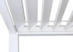 Pergola MCW-J32, Garten Lamellen-Pavillon, 11cm-Alu-Gestell 4x3m ~ Weiß -OUTSUNNY Verkäufe 2353629005 prod 003