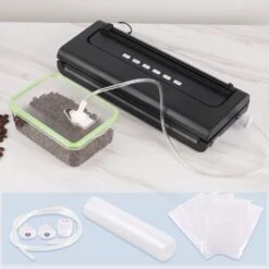 Zoomyo Vakuumierer Advanced, Starter-Set Zum Vakuumieren Mit Vakuumbeutel, Vakuumierrolle, Adapter, Schlauch -OUTSUNNY Verkäufe 2354445000 prod 003