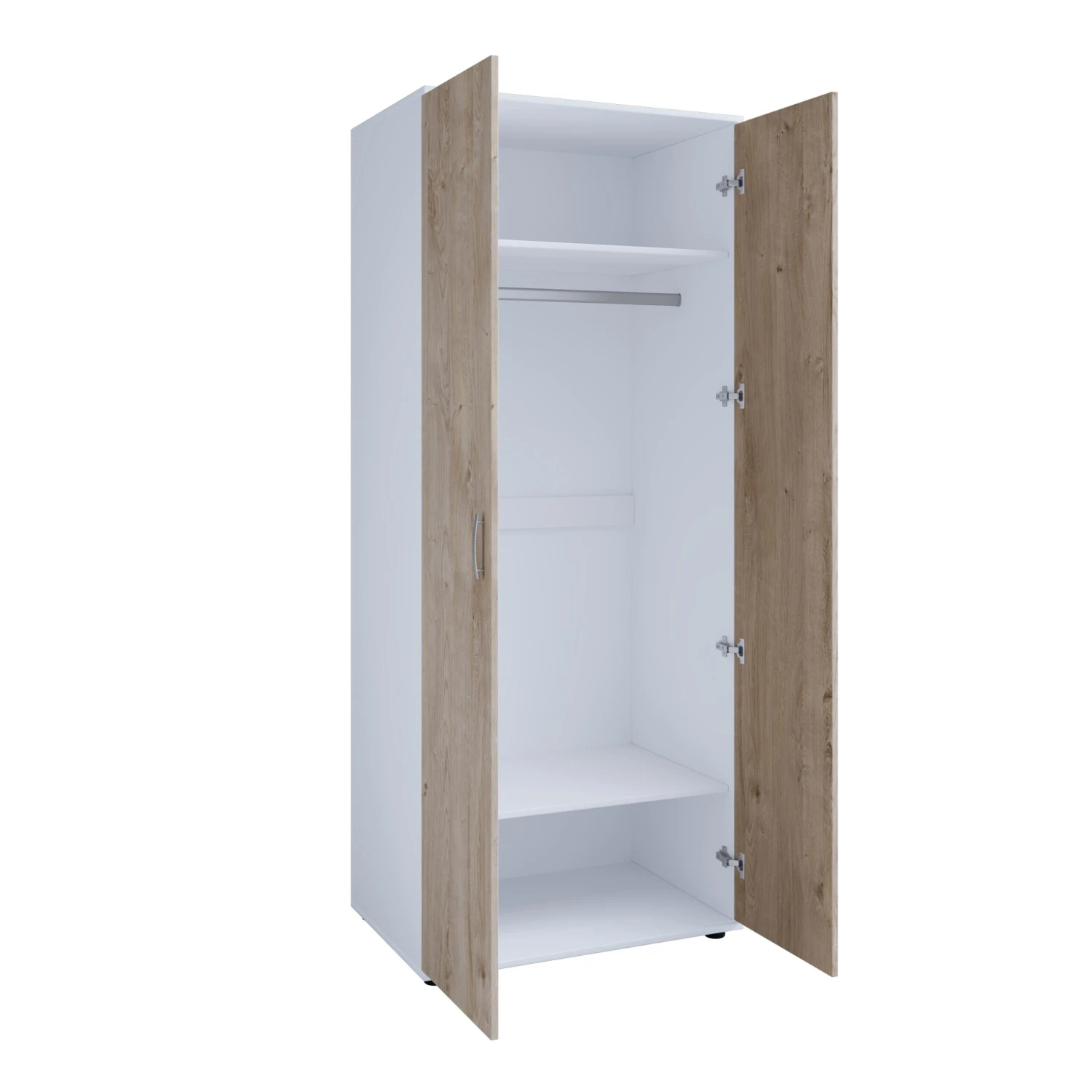 Nonjoo. Babyzimmer Hanna Set 5: Best. Aus Babybett, Kommode, Wickelaufsatz, Wandboard, Regal Mit 6 Fächern Und Kleiderschrank 2-trg. 3 Nonjoo. Babyzimmer Hanna Set 5: Best. Aus Babybett, Kommode, Wickelaufsatz, Wandboard, Regal Mit 6 Fächern Und Kleiderschrank 2-trg. – Bild 3