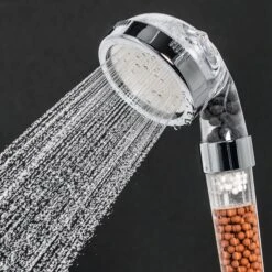 EASYmaxx Duschkopf Spa 3in1 8cm Transparent/chrom Mit Mineralkugeln -OUTSUNNY Verkäufe 2357483000 prod 006