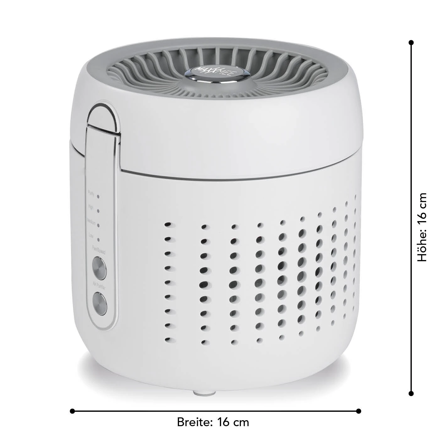 MAXXMEE Tischluftreiniger & Ventilator 2in1 6W Weiß 2 MAXXMEE Tischluftreiniger & Ventilator 2in1 6W Weiß – Bild 2