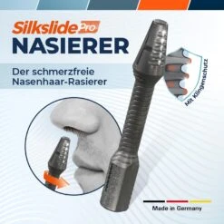Silkslide Nasenhaartrimmer 8cm Anthrazit
