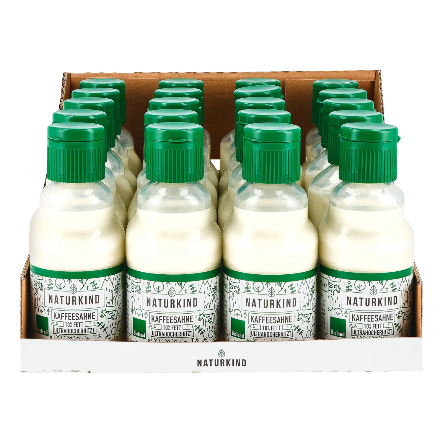 NATURKIND Bio Kaffeesahne 10% 165 G, 20er Pack 1 NATURKIND Bio Kaffeesahne 10% 165 G, 20er Pack