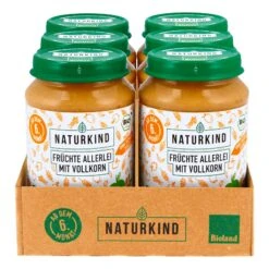 NATURKIND Bio Früchte Allerei Mit Vollkorn 190 G, 6er Pack