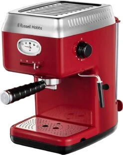 Russell Hobbs Siebträger Retro Espressomaschine Rot