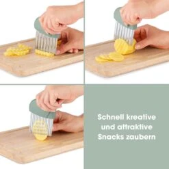 GOURMETmaxx Wellenschneider Grün 8 GOURMETmaxx Wellenschneider Grün -OUTSUNNY Verkäufe 2440391000 prod 003