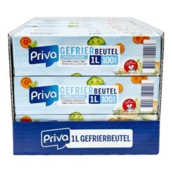Priva Gefrierbeutel 100 X 1 Liter, 21er Pack