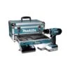 Makita HP457DWEX4 18V Schlagbohrschrauber Inkl. 2x 1,5Ah, Im Transportkoffer Mit Zubehör