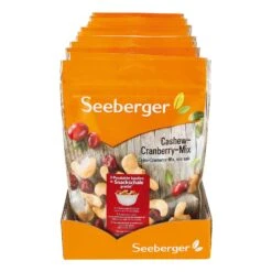 Seeberger Cashew-Cranberry-Mix 150 G, 12er Pack