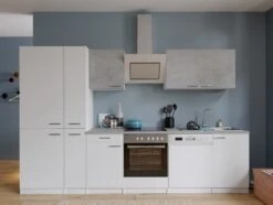 Respekta Küchenzeile KB310WWBSCGK178G 310 Cm Beton Optik, Mit Glaskeramikkochfeld -OUTSUNNY Verkäufe 2464218000 prod 006