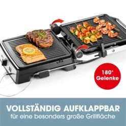 GOURMETmaxx Kontakt-Grill 2000W Edelstahl/schwarz 8 GOURMETmaxx Kontakt-Grill 2000W Edelstahl/schwarz -OUTSUNNY Verkäufe 2476149000 prod 003