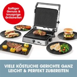 GOURMETmaxx Kontakt-Grill 2000W Edelstahl/schwarz 9 GOURMETmaxx Kontakt-Grill 2000W Edelstahl/schwarz -OUTSUNNY Verkäufe 2476149000 prod 004