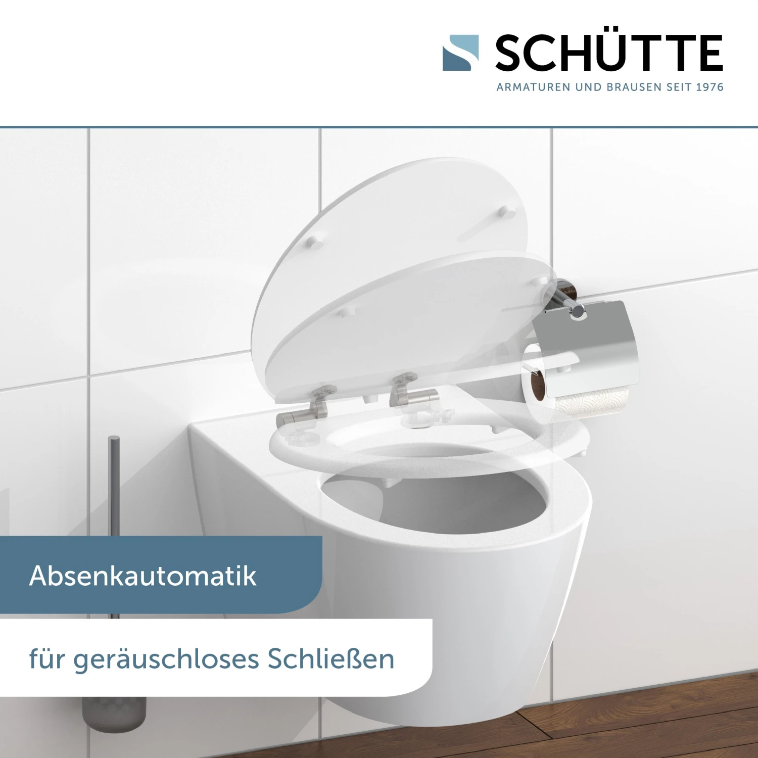 Schütte MDF WC Sitz SPIRIT WHITE, Toilettendeckel Mit Absenkautomatik 3 Schütte MDF WC Sitz SPIRIT WHITE, Toilettendeckel Mit Absenkautomatik – Bild 3