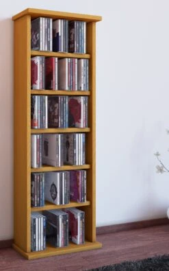 VCM Holz CD DVD Stand Regal Schrank Aufbewahrung Standregal Ständer Vostan -OUTSUNNY Verkäufe 8600043100 25243 prod 004