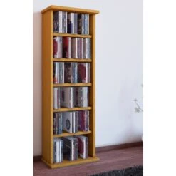 VCM Holz CD DVD Stand Regal Schrank Aufbewahrung Standregal Ständer Vostan -OUTSUNNY Verkäufe 8600043100 25243 prod 006