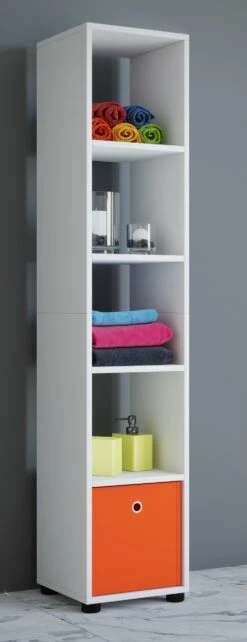 VCM Holz Badmöbel Stand Badregal Badezimmer Badschrank Hochschrank Benos-5 -OUTSUNNY Verkäufe 8600043100 911512 prod 003