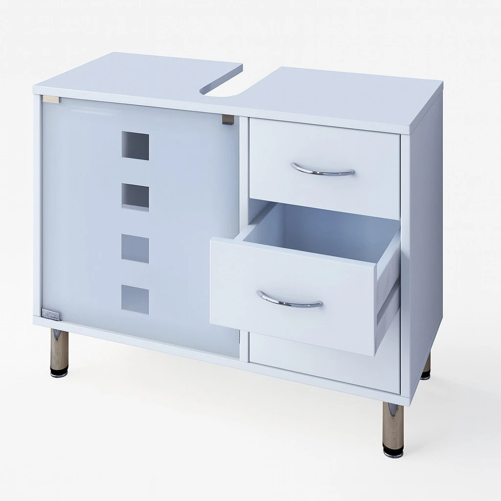 VCM Badmöbel Badunterschrank Waschbeckenunterschrank Badezimmer Darola Schublade 4 VCM Badmöbel Badunterschrank Waschbeckenunterschrank Badezimmer Darola Schublade – Bild 4