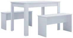 VCM Holz Essgruppe Bank Küchentisch Esstisch Set Tischgruppe Tisch Bänke Esal XL -OUTSUNNY Verkäufe 8600043100 914445 prod 003